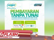 KTMB Laksana Bayaran Tanpa Tunai Sepenuhnya #MGFlash