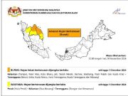 Hujan berterusan sehingga esok di Kelantan, Terengganu
