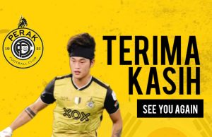Lee Tae-min ucap selamat tinggal kepada Perak FC