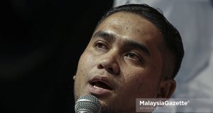 etua Penerangan Pemuda Pas Malaysia, Khairul Nadzir Helmi Azhar.