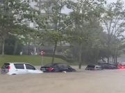 Banjir kilat, deretan kereta ‘tenggelam’ di Putrajaya