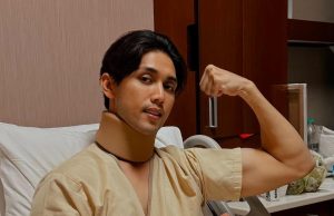Tulang leher Adam Lee patah