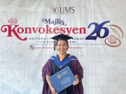 Esther terima ijazah sarjana kedua di Majlis Konvokesyen UMS Ke-26