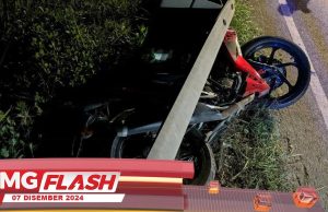 Remaja Maut Rempuh Besi Penghadang Jalan #MGFlash