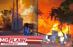 Restoran Terbakar Di Pantai Chenang #MGFlash