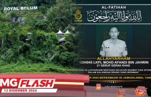 Polis Henti SAR Cari Tentera Dihanyut Kepala Air #MGFlash