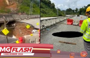 Jalan Gua Musang-Lojing Ditutup #MGFlash