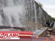 Air Terjun Lumpur Banjiri Taman Perumahan #MGFlash