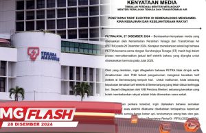 TNB Tidak Rujuk Kementerian Naik Tarif Elektrik #MGFlash