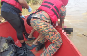 Mayat remaja jatuh sungai ketika memancing ditemui terapung