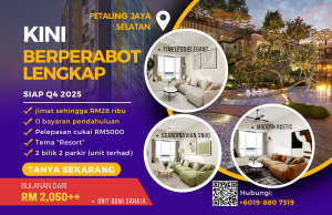 kondominium condominium petaling jaya selatan south rumah apartment bumiputera unit Helix2 resort home fully furnished berperabot lengkap Jeslyne Low realtor