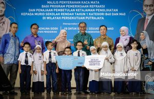 Ibu bapa bersyukur program pemeriksaan refraksi berjaya kesan masalah kesihatan mata anak