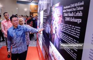 Menteri Perumahan dan Kerajaan Tempatan, Nga Kor Ming hadir pada Amanat Tahun Baharu 2025 di Kementerian Perumahan dan Kerajaan Tempatan. Foto MUHAIMIN MARWAN, 16 JANUARI 2025