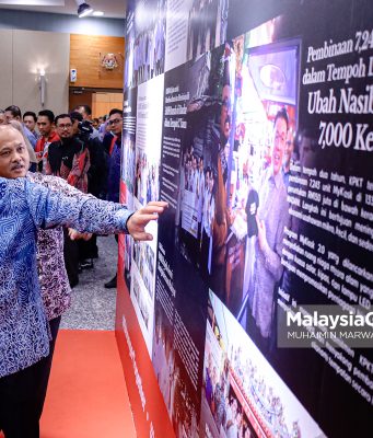 Menteri Perumahan dan Kerajaan Tempatan, Nga Kor Ming hadir pada Amanat Tahun Baharu 2025 di Kementerian Perumahan dan Kerajaan Tempatan. Foto MUHAIMIN MARWAN, 16 JANUARI 2025