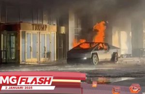 Cybertruck Tesla Meletup Di Las Vegas #MGFlash