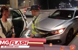 Lelaki Mabuk Cuba Lari Sekatan Jalan Raya #MGFlash
