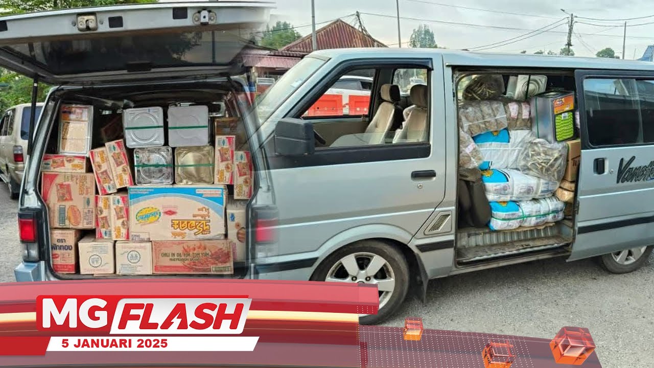 Dua Lelaki Seludup Barang Runcit Bernilai Lebih RM99,000 Ditahan #MGFlash