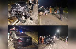 Lima maut dalam nahas libatkan tiga kenderaan di Jalan Bahau-Rompin