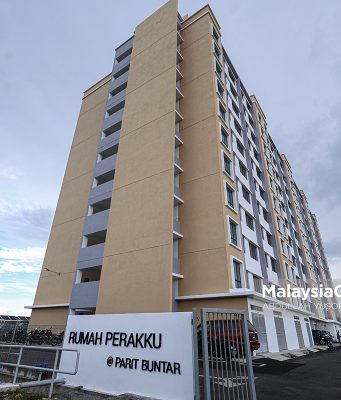 Rumah Perakku @ Parit Buntar. Foto ABDULLAH YUSOF, 05 SEPTEMBER 2024. rumah mampu milik Perak Sejahtera Saarani Mohamad