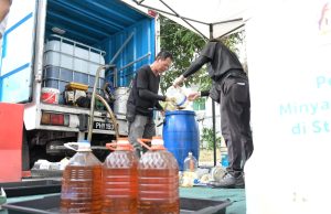 3 jam kumpul 371 kg minyak masak terpakai di bazar Ramadan