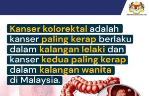 Hanya 2.9 peratus jalani ujian percuma saringan kanser kolorektal