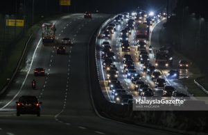 Trafik ke Pantai Timur sesak, laluan utara-selatan masih lancar