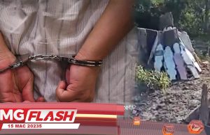 Lelaki Rosak Batu Nisan Ditahan #MGFlash