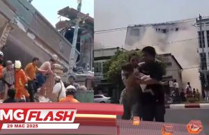 Lebih 150 Maut Gempa Bumi Di Myanmar #MGFlash