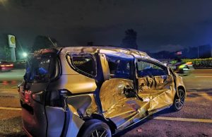Kanak-kanak warga Singapura maut tercampak dilanggar pemandu mabuk