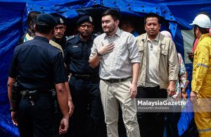 Raja Muda Selangor santuni mangsa kebakaran Putra Heights
