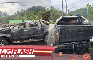 Orang Asli Maut Pikap Terhumban Ke Dalam Sungai #MGFlash