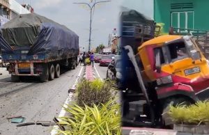 Treler hilang kawalan, enam kenderaan terlibat nahas di Banting
