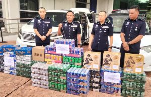 Polis serbu stor penyimpanan arak, rampasan bernilai RM511,595
