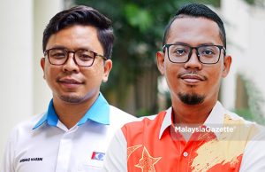 Muhammad Izuan Ahmad Kasim dan Arshad Hassni.