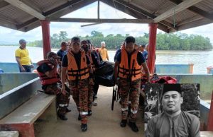 Imam lemas jatuh dari bot ketika memancing