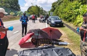 Lelaki maut motosikal rempuh kereta