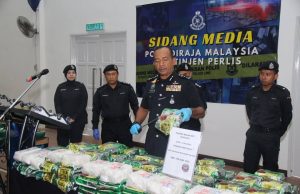 Polis Perlis rampas 365kg syabu bernilai RM13.14 juta, tahan seorang lelaki