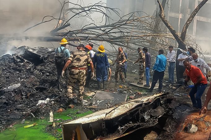 INDIA-AVIATION-CRASH