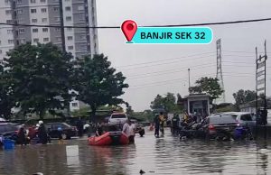 Banjir kilat di Shah Alam