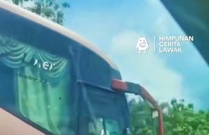 Tular pandu bas ekspres melulu, tunjuk isyarat lucah ketika dihon