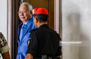Reaksi Najib Razak di Mahkamah KL