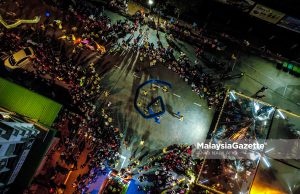 Suasana sekitar program Perarakan Kebudayaan dan Car Free Day Kampar Tahun 2025 di Jalan Bukit, Kampar, pada Sabtu. Foto ANIQ NABILAFIQ ANUAR, 21 JUN 2025. pelancong domestik destinasi popular Perak