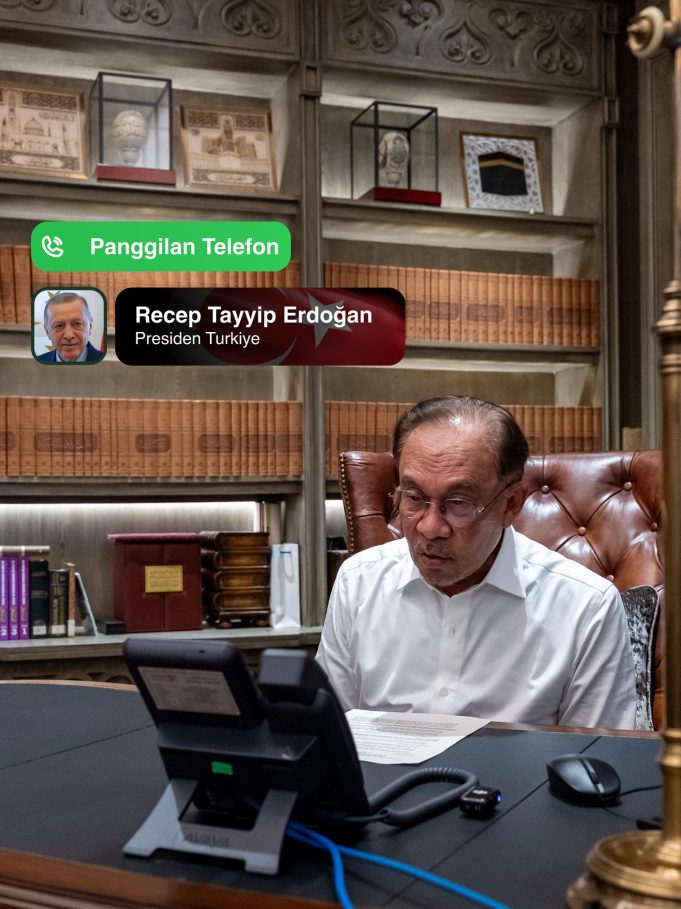 PM dihubungi Presiden Turkiye.
