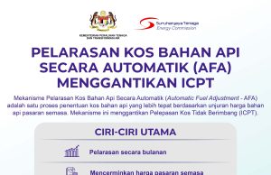 Pelarasan kos bahan api secara automatik ganti ICPT