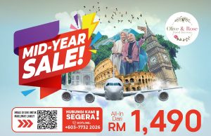 Promo Mid Year Sales Olive & Rose Travel Mid Year Sales promo Olive & Rose Travel pelancongan melancong Eropah domestik China ASEAN destinasi pelancongan