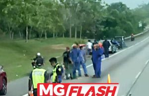 Wanita Maut, 4 Kanak-Kanak Cedera MPV Rempuh Pembahagi Jalan #MGFlash