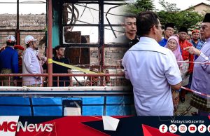 PMX Prihatin Tinjau Lokasi Kebakaran SM Sains Alam Shah