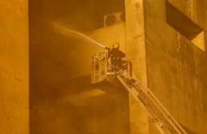 Fire erupts at major telecom hub in central Cairo