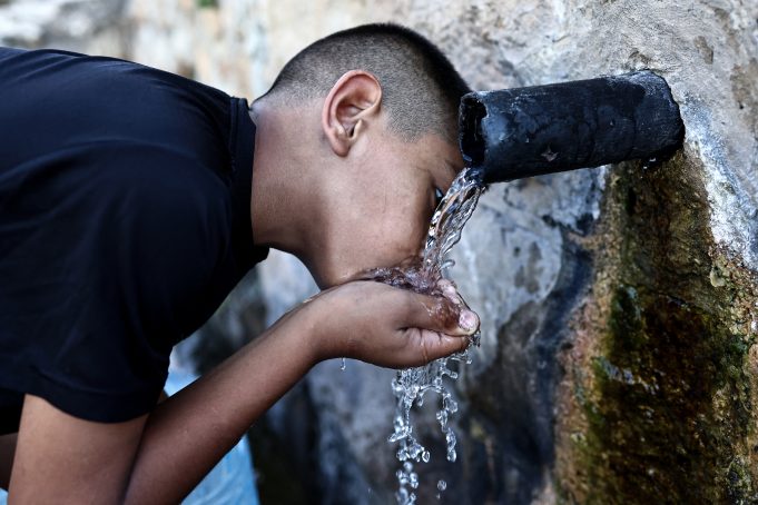 PALESTINIAN-ISRAEL-CONFLICT-WATER