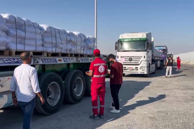 EGYPT-PALESTINIAN-ISRAEL-CONFLICT-AID